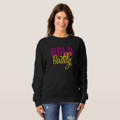 Bald Baddy Shaved Head Woman Sweatshirt (Vorne ganz)