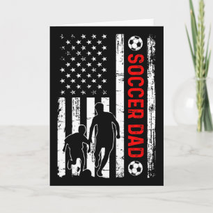 Bald bald Papa werden, bald Papa Fußballvater Retr Karte