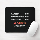 Bald Balding Alopecia Areata Haarausfall Problem A Mousepad (Mit Mouse)
