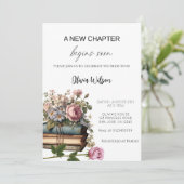 Bald beginnt ein neues Kapitel - Braut zu sein Einladung (Stehend Vorderseite)