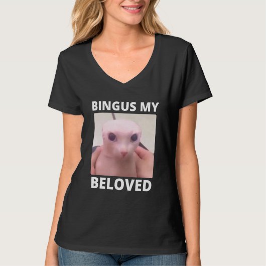 Bald Bingus meine geliebte haarlose Sphinx-Katze T-Shirt (Vorderseite)