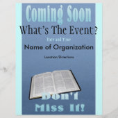 Bald blauer Flyer (Vorne)