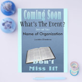 Bald blauer Flyer (Einzeln)