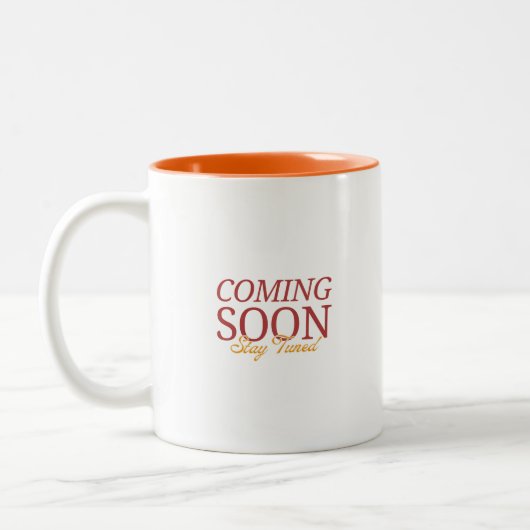 Bald, Bleibe Zweifarbige Tasse (Links)