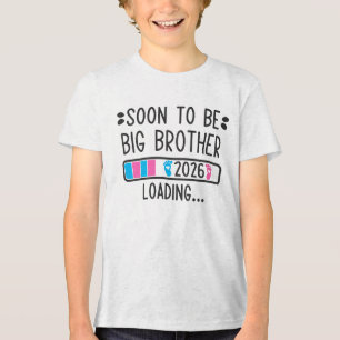 Bald Bruder 2026 Schwangerschaftsankündigung wird  Tri-Blend Shirt