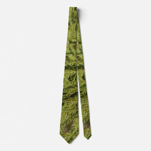 Bald Cypress Branch Neck Tie Krawatte (Vorderseite)