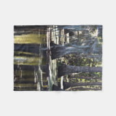 Bald Cypress Trees Fleecedecke (Vorderseite (Horizontal))