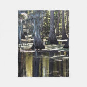 Bald Cypress Trees Fleecedecke (Vorderseite)