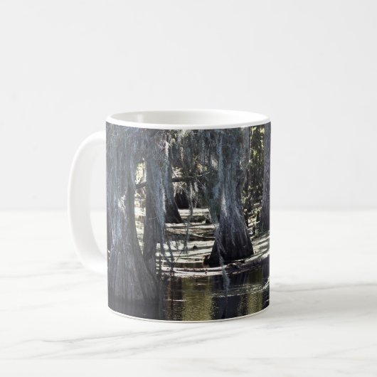 Bald Cypress Trees Kaffeetasse (Vorderseite Links)