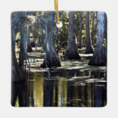 Bald Cypress Trees Keramikornament (Vorderseite)