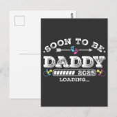 Bald Daddy 2025 Loading Postkarte (Vorne/Hinten)
