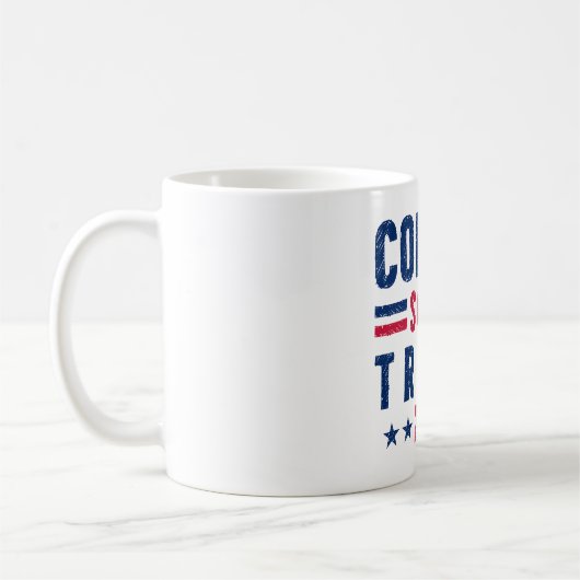 Bald darauf Trump 2024 Kaffeetasse (Links)