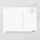 BALD EAGFL Motivierend Postkarte (Rückseite)