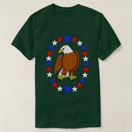 Bald Eagle 4. Juli T-Shirt (Design vorne)