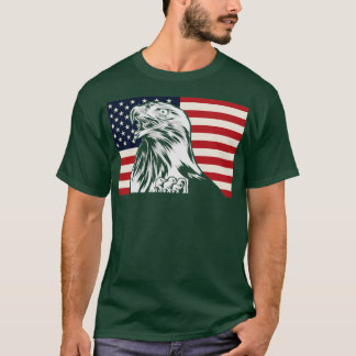 Bald Eagle 4. Juli USA Independence Day Ame T-Shirt
