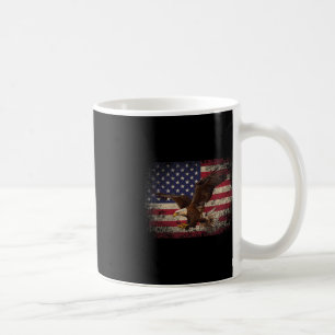 Bald Eagle 4. Juli Weihnachtsgeschenk American Fla Kaffeetasse