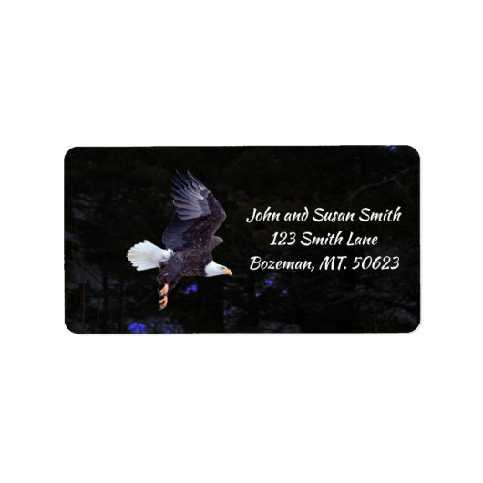Bald Eagle Address Label Adressaufkleber (Vorne)