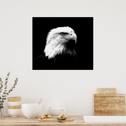 Bald Eagle American Eagle Poster Print (Küche)