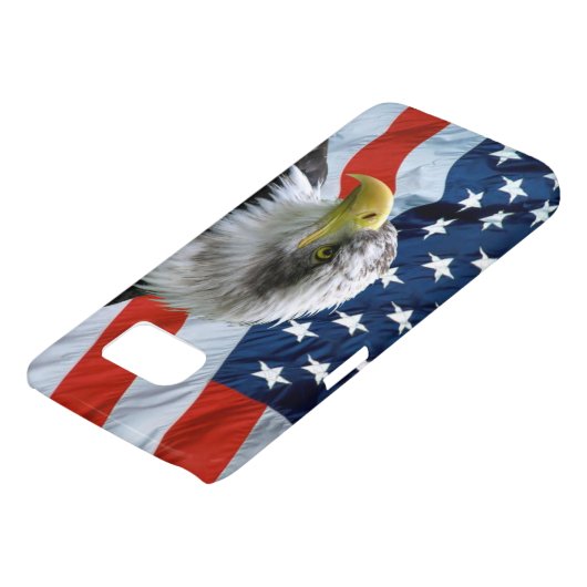 Bald Eagle American Flag Case-Mate Samsung Galaxy Hülle (unten)