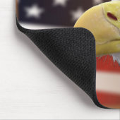 Bald Eagle & American Flag Mousepad (Ecke)