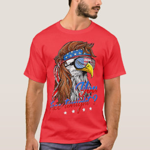 Bald Eagle American Flag Sie Free Heute Happy 4t T-Shirt