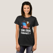 Bald Eagle American Flag You Free Tonight Happy 4t T-Shirt (Vorne ganz)