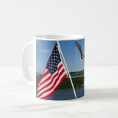 Bald Eagle (amerikanischer Stolz) Kaffeetasse (Vorderseite Links)