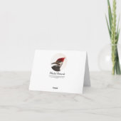 Bald Eagle and Blackhawk Notecard - Blank Inside Dankeskarte (Rückseite)