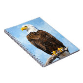 Bald Eagle Art Notebook |American Wildlife Journal Notizblock (Rechte Seite)