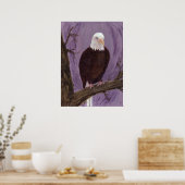 Bald Eagle Art Print Poster (Küche)