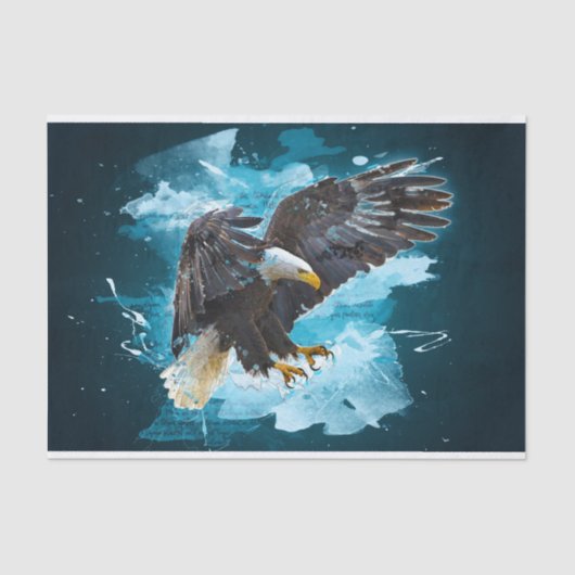 Bald Eagle Art Seidenpapier (Vorderseite)