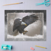 Bald Eagle Artwork Decoupage Seidenpapier (Basteln)