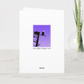 Bald Eagle at Sunset - Original Wildlife Karte (Rückseite)