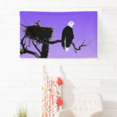 Bald Eagle at Sunset - Ursprüngliche Naturkunde Banner (Insitu)