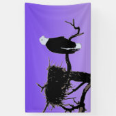 Bald Eagle at Sunset - Ursprüngliche Naturkunde Banner (Vertikal)