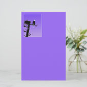 Bald Eagle at Sunset - Ursprüngliche Naturkunde Briefpapier (Stehend Vorderseite)