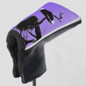 Bald Eagle at Sunset - Ursprüngliche Naturkunde Golf Headcover (3/4 Vorderseite)