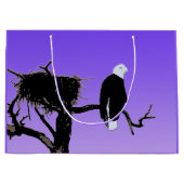Bald Eagle at Sunset - Ursprüngliche Naturkunde Große Geschenktüte (Vorderseite)