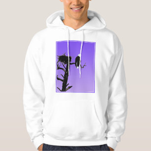 Bald Eagle at Sunset - Ursprüngliche Naturkunde Hoodie