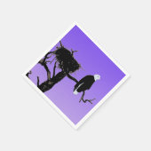 Bald Eagle at Sunset - Ursprüngliche Naturkunde Serviette (Ecke)