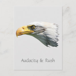 Bald Eagle Audacity & Rush individuell anpassbar Postkarte