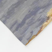 Bald Eagle auf der Illinois River Bank Fleecedecke (Ecke)