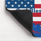 Bald Eagle auf US-FlaggeMousepad Mouse Pad Mousepad (Ecke)