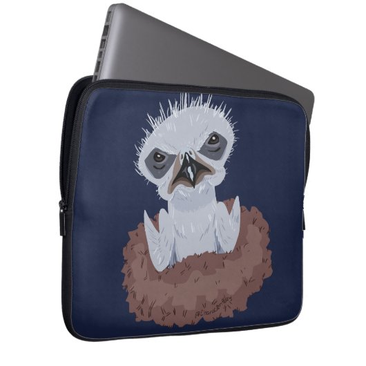 Bald Eagle Baby Laptopschutzhülle (Vorne Rechts)