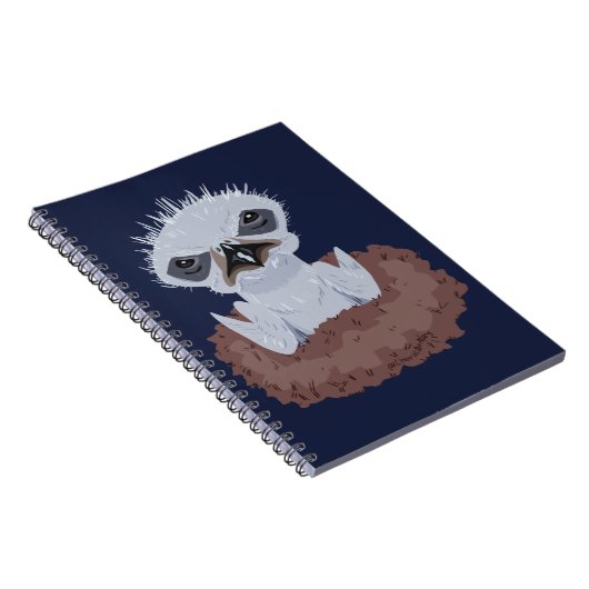 Bald Eagle Baby Notizblock (Rechte Seite)