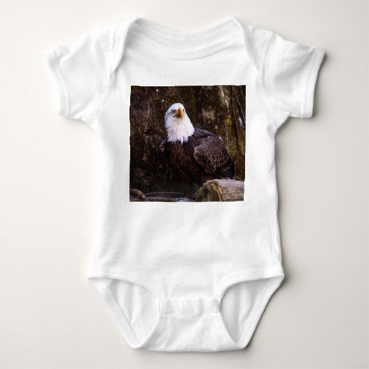 Bald Eagle Baby Strampler (Vorderseite)