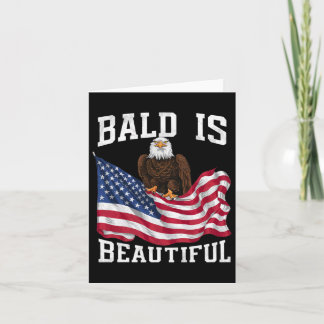 Bald Eagle Bald ist schön 4. Juli Independe Karte