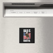 Bald Eagle Bald ist schön 4. Juli Independe Magnet (In Situ (Geschirrspüler))