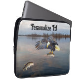 Bald Eagle Bass Fishing Laptopschutzhülle (Vorne Rechts)