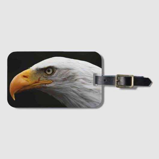 Bald Eagle bc ltm Gepäckanhänger (Vorderseite (Horizontal))